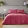 Dunelm Soft & Cosy Luxury Duvet Cover Red (220x260cm)
