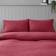 Dunelm Soft & Cosy Luxury Duvet Cover Red (220x260cm)