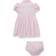Polo Ralph Lauren Kids Striped Knit Oxford Dress Infant Pink Months