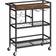 Mahancris MAHANCRIS Bar Cart The Home, 3-Tier Cart Trolley Table 11x24.8"