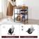 Mahancris MAHANCRIS Bar Cart The Home, 3-Tier Cart Trolley Table 11x24.8"
