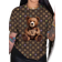 Shein Cartoon Bear Floral Print T-Shirt - Casual