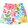 Shein 3pcs/Set Baby Girls' Romantic Floral Printed Top And Pure Colored Shorts