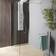 Hill Ceramic Duschvägg Lirio Krom Blank 6 mm 70x190 cm 700x1900mm