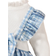 Shein Baby Girls' Long Sleeve Patchwork Dress - Blue Plaid/White
