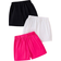 Shein Tween Girl Solid Color Bowknot Shorts pcsPack