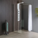 Hill Ceramic Duschvägg Lirio Krom Blank 6 mm 70x190 cm 700x1900mm