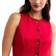 New Look Crew Neck Waistcoat - Red