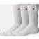 New Balance Strumpor Patch Logo Crew 3-pack - Vit