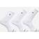 New Balance Strumpor Patch Logo Crew 3-pack - Vit