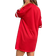 Shein Casual Sports Game Letter Number Graphic Red Loose VNeck Short Sleeve TShirt Dress For Summer