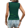 Shein Damenmodisches gestreiftes Tank Top im kontrastierenden Farb-Rippstrick für den Sommer