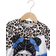 Shein Young Girl Cool Leopard Print Short Sleeve TShirt And Faux Denim Leggings Set For Concerts