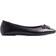 NA-KD Ballerina Shoes with Square Toe - Black