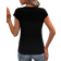 Shein Solid V Neck Batwing Sleeve Tee For Summer