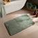OHS Leaf Embossed Plush Foam Bath Mat