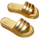 Shein Womens High Heel Platform Gold Sandals Gold Slippers Ladies Water Platform Slippers Holiday Leisure Womens Shoes Womens Gold Sandals