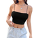 Shein Womens Casual Simple Slim Fit Short Tank Top Suitable For Summer Black L,M,S,XL,XS,XXL,XXS,XXXL,XXXXL