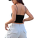 Shein Womens Casual Simple Slim Fit Short Tank Top Suitable For Summer Black L,M,S,XL,XS,XXL,XXS,XXXL,XXXXL