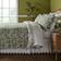 Dorma Dandelion and Pillowcase Set Duvet Cover Green, White (200x200cm)