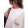Topshop L'aperitivo Oversized Tee - White