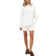 NA-KD Denim Shirt with Ripped Details - Natural White