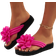 Shein Womens Flip Flops European And American Style Fashionable Comfortable Lightweight Beach Sandals Casual Floral Slippers For Home