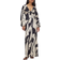 NA-KD Jersey Midi Dress with Balloon Sleeves - Multicolor