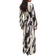 NA-KD Jersey Midi Dress with Balloon Sleeves - Multicolor