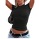 Shein Damen Sommer Kurzarm T-Shirt mit rundem Ausschnitt und Falten Einfarbig für legere Anlässe