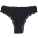 ASOS DESIGN 3-pak sorte højtaljede malibu-g-strenge bomuld med blondekant-Black