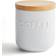 Dunelm Ceramic Canister White Coffee Jar
