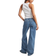 NA-KD Low-Waisted Jeans - Blue