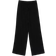 Stradivarius Petite Sort bukser hørblanding-Black