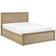 Julian Bowen Julian Bowen Padstow Ottoman Double Oak Bed Frame - Brown 150.5x206cm