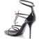 Saint Laurent Cassandra YSL Medallion Stiletto Sandals NERO 11B