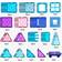 Magnetic Tiles Kids Toys for 3 4 5 6 7 8 Year Old Boys Girls 3D Castle Princess Magnetic Building Blocks Educational Toddler Girls Toys Age 2-4 5 6-8 Year Old Girl Boy Birthday 47pcs
