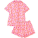Shein Floral Print Ladies Pajama Set Short Sleeve Lapel Cardigan Shirt And Loose Elastic Shorts Casual Sleepwear And Loungewear For Women All Seasons