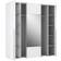 Latitude Run 4 Door Sliding with mirror Wardrobe 200.1x210.5cm