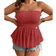 Shein Solid Color Simple Daily Womens Plus Tube Top