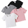 Shein Baby Girls pcs Leisure Basic Knit Frill Edge Short Sleeve Top Clothing Sets