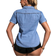 Shein Womens Summer Short Sleeve Denim Cargo Pocket Casual Blouse