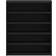 vidaXL Skoskab Sort Eg 60 x 35 x 70 cm Skostativ 60x70cm