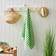 Dunelm Kiwi Stripe Bath Towel Green (140x70cm)
