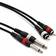 Gear4music Phono Cable Dual Mono 6m