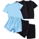 Shein pcsSet Young Boy Patchwork Print TShirt And Matching Shorts Casual Cute Comfortable Streetwear Summer