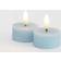 Sirius Sille Fyrfadslys 2 Stk Ø4,5 H2,2 cm Blue Skye LED-lys