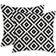 Shein 2 Pieces Pillowcase Geometric Pattern Black And White Vintage Pattern Pillowcase Home Decor Pillow Pillow Case Sofa Sofa Cushion Cover (Square Pattern), Printed On One Side Without Pillow Core Cushion Cover Black, White (40x40cm)