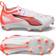 Puma Ultra 5 Pro FG/AG Fotbollsskor - White/Black/Glowing Red