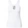 Calvin Klein Logo Graphic Ribbed Tank Top - White